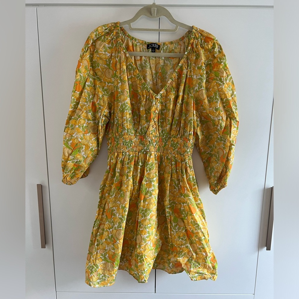 Jcrew citrus dress